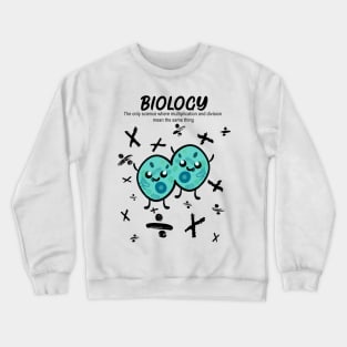 Biology's kawaii Mitosis Crewneck Sweatshirt